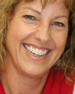 Woman with great teeth